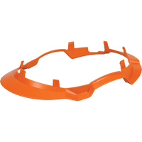 Bordure &eacute;troite compl&egrave;te &agrave; agrafe pour casque d'alpiniste RZRBack, orange brûl&eacute;e - PIP Global Safety HP1242BRIM1-33