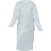 Blouse CoverMe avec passe-pouces, Taille unique, Blanc, Poly&eacute;thyl&egrave;ne - Ronco 31-100