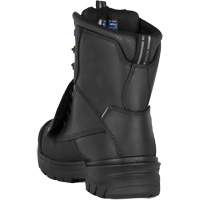 Bottes de travail G3e de 8" avec protecteur m&eacute;tatarsien &agrave; l'ext&eacute;rieur, Cuir, Taille 8, Imperm&eacute;able -  