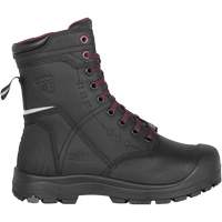 Women's Work Boots with Internal Flexible Metguard, Leather, Steel Toe, Size 7, Impermeable -  