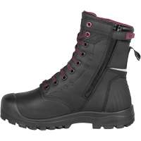 Women's Work Boots with Internal Flexible Metguard, Leather, Steel Toe, Size 7, Impermeable -  