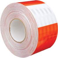 High Intensity Grade Flexible Work Zone Sheeting 382VHIP, 5" W x 150' L, Orange and White - 3M 382VHIP-5X50