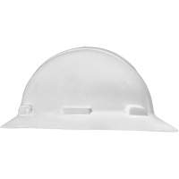 LIDGUARD&reg; Full Brim Hardhat, Meets CSA Type 2, Ratchet Suspension, Vented - Dentec 14LIDFR2-WHT