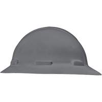 LIDGUARD&reg; Full Brim Hardhat, Meets CSA Type 1, Ratchet Suspension, Vented - Dentec 14LIDFR1-GRY