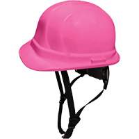 LIDGUARD&reg; Cap Style Hardhat with Chinstrap, Meets CSA Type 1, Ratchet Suspension, Vented - Dentec 14LIDCSCR1-PNK