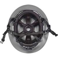 V-Gard H2&reg; Full Brim Safety Helmet, Ratchet Suspension, Non-Vented - MSA 10250597
