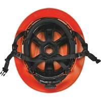 V-Gard H2&reg; Full Brim Safety Helmet, Ratchet Suspension, Non-Vented - MSA 10250598