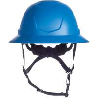 V-Gard H2&reg; Full Brim Safety Helmet, Ratchet Suspension, Non-Vented - MSA 10250596