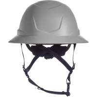 V-Gard H2&reg; Full Brim Safety Helmet, Ratchet Suspension, Non-Vented - MSA 10250597