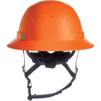 V-Gard H2&reg; Full Brim Safety Helmet, Ratchet Suspension, Non-Vented - MSA 10250598