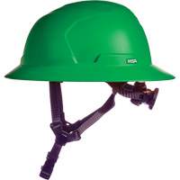 V-Gard H2&reg; Full Brim Safety Helmet, Ratchet Suspension, Non-Vented - MSA 10250600