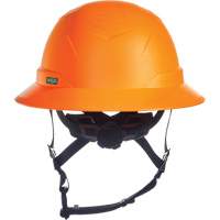 V-Gard H2&reg; Full Brim Safety Helmet, Ratchet Suspension, Non-Vented - MSA 10250601