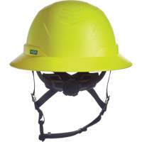 V-Gard H2&reg; Full Brim Safety Helmet, Ratchet Suspension, Non-Vented - MSA 10250602