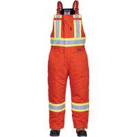 Fire-Resistant Winter Overall, Small, Black/High Visibility Orange - Barry & Boulerice 11-6508-MHORS