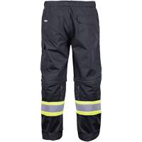 2-in-1 Pants with Removable Legs, Poly-Cotton, Small, Black - Barry & Boulerice 11-6628-BKS
