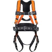 Harnais complet pour entrepreneur Miller Titan avec connecteur PFL/SRL et coussin lombaire, Certifi&eacute;e CSA, Classe AP, Moyen/Petit, Cap. 420 lb - PIP Global Safety T4777/S/MAK