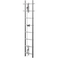 VI-Go&reg; Vertical Cable Ladder Safety System, Galvanized Steel - PIP Global Safety VGG/10FT