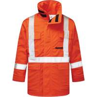 Avenger 9 oz High-Visibility Insulated Parka, Style 515, Men's, 3X-Large, Orange - IFR Workwear ASO515-3XL