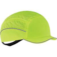 Casque l&eacute;ger de style casquette Skullerz 8955 avec micro-bordure, Vert lime haute visibilit&eacute; - Ergodyne 23330
