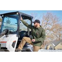 GRIDIRON Flannel Shirt, Men's, 3X-Large, Green - Milwaukee M552E-3X