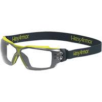 MX350 Safety Glasses with Gasket, Clear Lens, Anti-Fog/Anti-Scratch, ANSI Z87+/Meets/Exceeds CSA Z94.3 - Hexarmor 11-23001-04