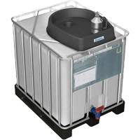 Entonnoir moyen gris en poly&eacute;thyl&egrave;ne r&eacute;sistant aux produits chimiques pour GRV, capacit&eacute; de 7,9 gal. - Denios K22-0163