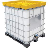 Full Size 30 Gal. Yellow Chemically-Resistant Polyethylene IBC Funnel - Denios K22-0184