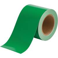 Pipe Marker Tape, 90', Green - Brady 36290