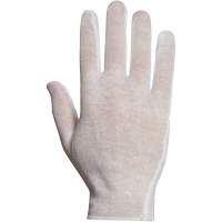 Superior&reg; ML40 Inspection Glove, Poly/Cotton, Hemmed Cuff, One Size - Superior Glove Works Ltd. ML40