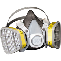 Organic Vapour/Acid Gas Respirator, Elastomer/Thermoplastic, Large - 3M 5303