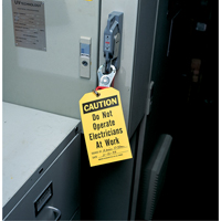 Safety Tags, Plastic, 3" W x 5-3/4" H, English - Brady 86427