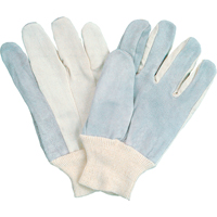 Standard-Duty Full-Index Work Gloves, Large, Split Cowhide Palm - Zenith Safety Products 