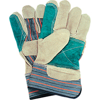 Double-Palm Fitters Gloves, Large, Split Cowhide Palm, Cotton Inner Lining - Zenith Safety Products 