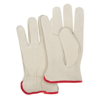 Close-Fit Driver's Gloves, Small, Grain Cowhide Palm - Zenith Safety Products 