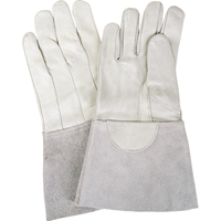 Gants de soudage &agrave; l'arc TIG, Cuir fleur de mouton, Taille Moyen -  
