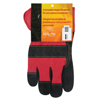Superior Warmth Winter-Lined Fitters Gloves, Large, Split Cowhide Palm, Thinsulate Inner Lining - Zenith Safety Products 