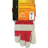 Superior Warmth Winter-Lined Fitters Gloves, Large, Grain Pigskin Palm, Thinsulate Inner Lining - Zenith Safety Products 