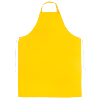 PVC Apron, PVC, Yellow, 35" W x 45" L -  