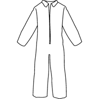 Pyrolon&reg; Plus 2 Disposable FR Coveralls, Small, Blue, FR Treated Fabric - Lakeland 7412B-SM