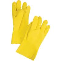 ChemStop Gloves, Size Small/7, 12" L, Latex, Flock-Lined Inner Lining, 16-mil - Superior Glove Works Ltd. LF3020-7