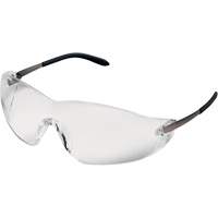 Blackjack&reg; Safety Glasses, Clear Lens, Anti-Scratch, ANSI Z87+/Meets/Exceeds CSA Z94.3 - Crews S2110