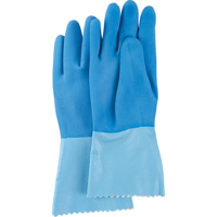 Gants lourds Blue-Grip, Taille 6/Petit, 12" lo, Latex de caoutchouc, Doublure en Interlock, 45 mils - Mapa Professional 301426