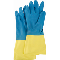 Gants deux tons NS53, Taille Moyen/8, 13" lo, N&eacute;opr&egrave;ne/Latex de caoutchouc, Doublure en Ouat&eacute;e, 28 mils - Mapa Professional 405428ZQK