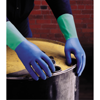 Gants Protector, Taille 6/Petit/6,5, 13" lo, Nitrile/Latex de caoutchouc, Doublure en Ouat&eacute;e, 28 mils - Mapa Professional 293426