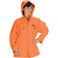 V&ecirc;tements imperm&eacute;ables Hurricane ignifuges et r&eacute;sistants &agrave; l'huile, veste, 4T-Grand, Orange haute visibilit&eacute; - WASIP LTD. R802O80