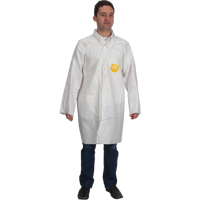 Sarrau de laboratoire ProShield 60, Microporeux/Polypropyl&egrave;ne, Blanc, Moyen - Dupont Personal Protection NG212S-MD