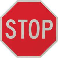 Double-Sided "Stop/Slow" Traffic Control Sign, Aluminum, Bolt-On - CCI Canada 03-858ON