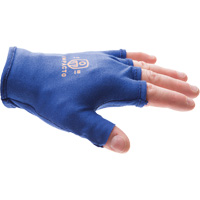 Anti-Impact Fingerless Right-Hand Glove Liner, 8/Medium, Synthetic Palm, Slip-On Cuff - Impacto 501-00M-R