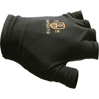 Gants antichocs sans doigts, main gauche, Petit, Paume en Cuir refendu, Poignet &agrave; enfiler - Impacto 501-10S-L