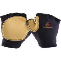 Anti-Impact Tool Grip Fingerless Right-Hand Glove, Size X-Large, Grain Leather Palm - Impacto 502-20XL-R